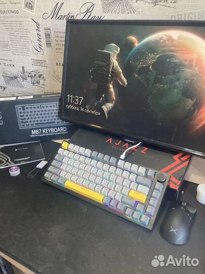 Игровая клавиатура ajazz ak820 доработанная