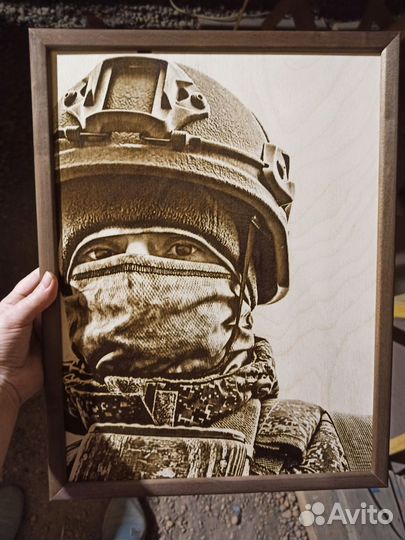 Выжигание портретов на дереве