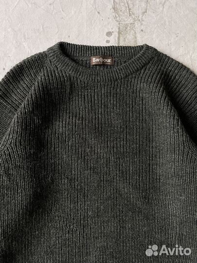 Barbour vintage tyne crew neck sweater -L Scotland