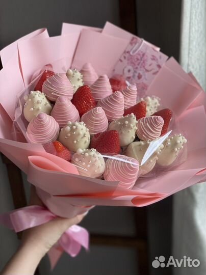 Клубника в шоколаде / Съедобные букеты