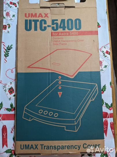 Сканер Umax Astra 5400 + слайд адаптер