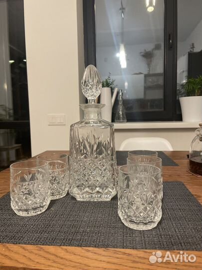 Графин штоф хрустальный СССР, Богемия и Монашка