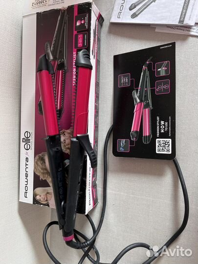 Мультистайлер Rowenta CF4512F0 черный, розовый