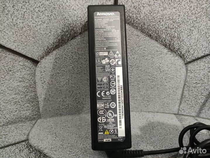 Зарядка для Lenovo 20V 3.25A (65W) 5.5x2.5мм