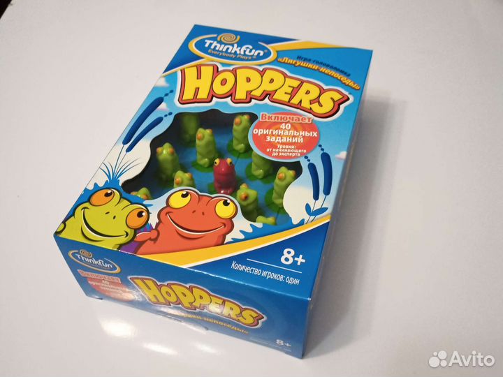 Головоломка Hoppers с красной лягушкой