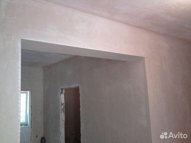 Штукатурка стен механизированная машинная