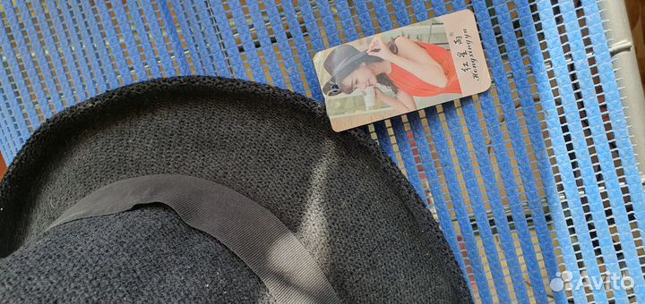 Шляпа женская черная