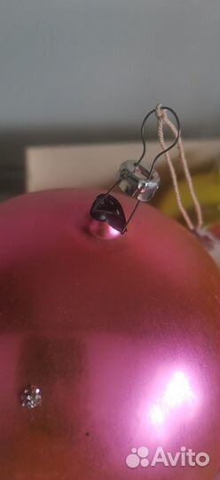 Шары новогодние елочные СССР большие