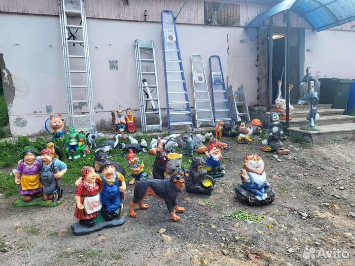 Садовые фигуры из полистоуна