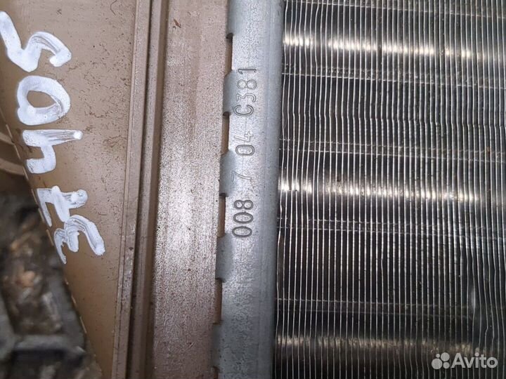 Радиатор отопителя Dacia Logan, 2007