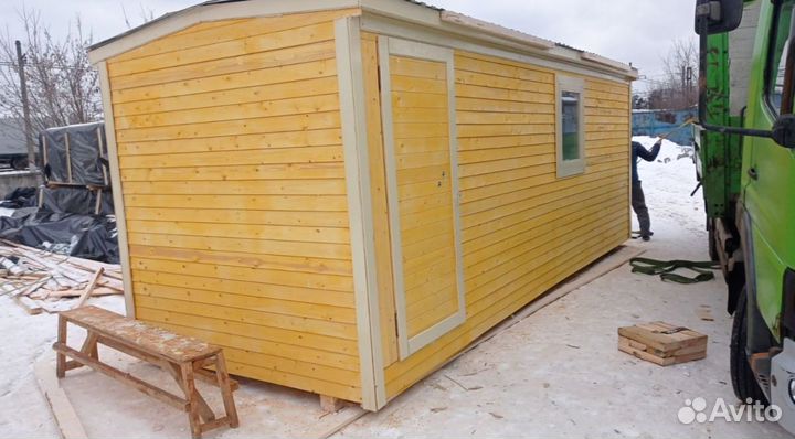 Бытовка тёплая с отделкой