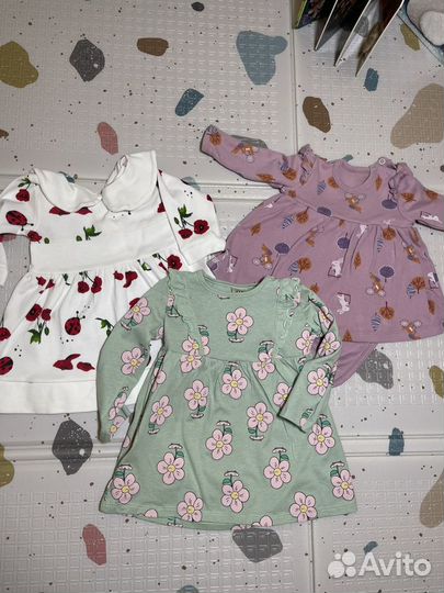 Детские вещи пакетом на девочку 56 62