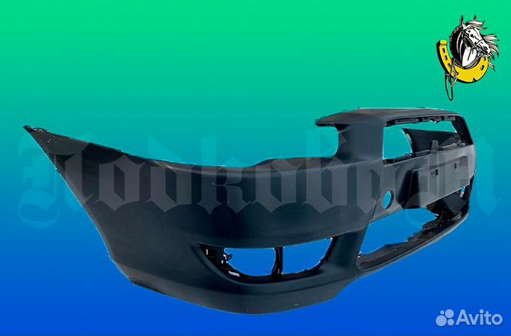 Бампер передний Mitsubishi Lancer 07-10 (Под птф