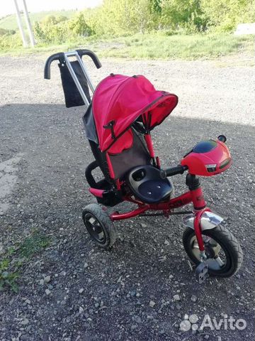 Велосипед коляска с ручкой
