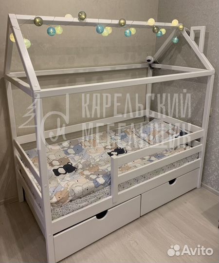 Детская кровать домик новая