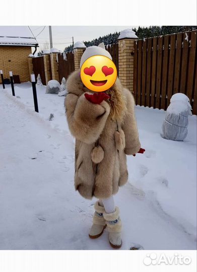Песцовая шуба на девочку