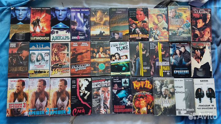 Видеокассеты Ван Дамм Лундгрен Хоган Чан Сигал