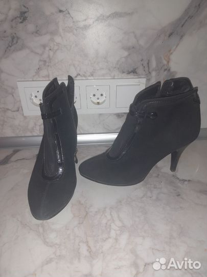 Ботильоны Белвест р 38 нат.замша