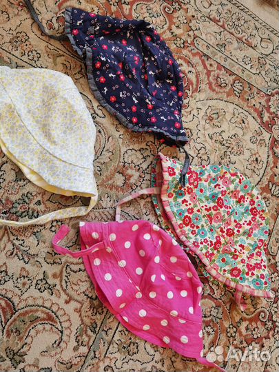 Панамки шапочки летние 1-3 года