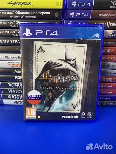 Игра Batman Return to Arkham PS4