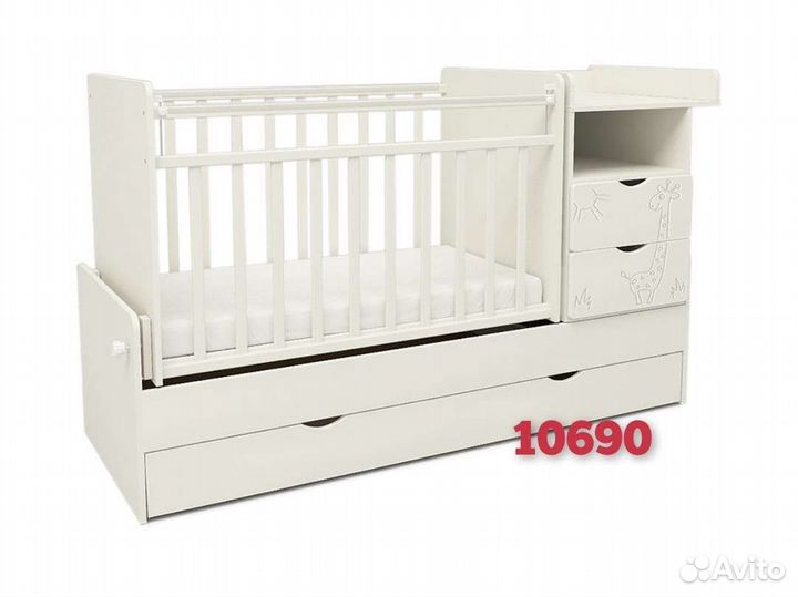 Кроватка-трансформер детская