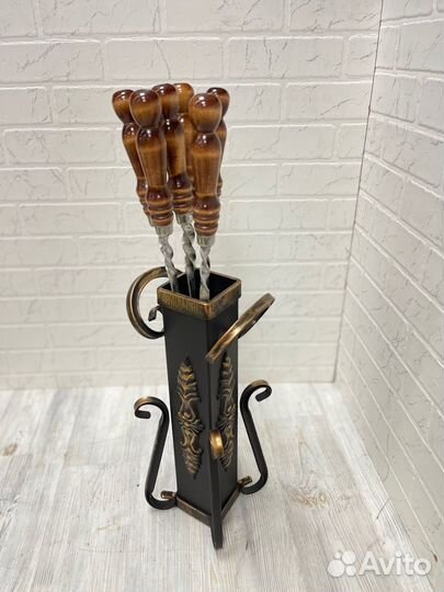 Шн0533 Шампурница Подставка для шампуров