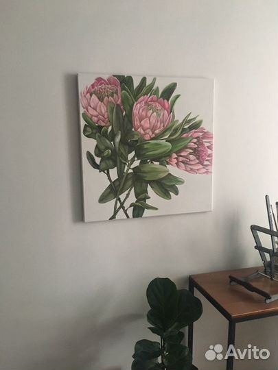 Картина маслом на холсте 60х60