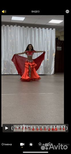 Костюм для восточных танцев детский