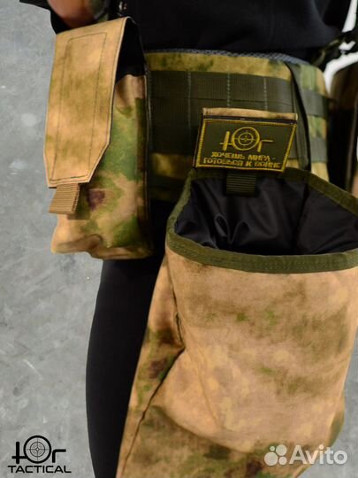 Боевой тактический пояс мох