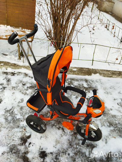 Детский велосипед с ручкой бу