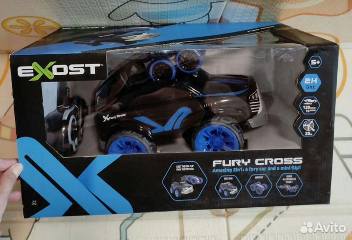 Новая Silverlit Машина 2 в 1 Фьюри Кросс на р/у