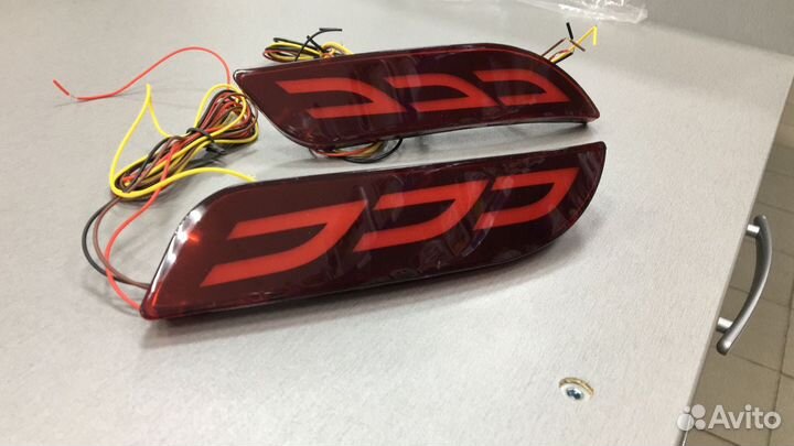 Катафот бампера Приора LED