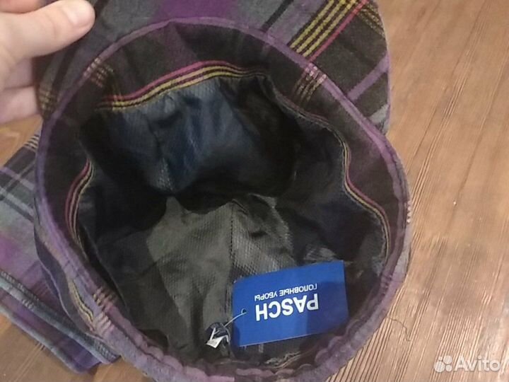 Шапка- кепка и шарф новые