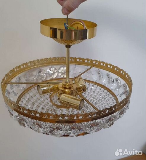 Люстра хрустальная, Чехия