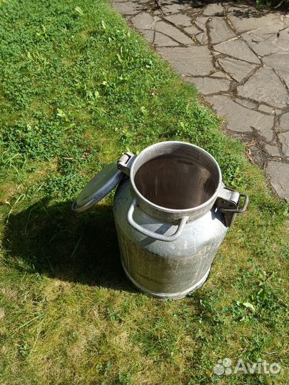 Фляга бидон алюминиевая бу 40л