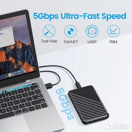 Внешний корпус Orico для HDD- и SSD-дисков 2.5