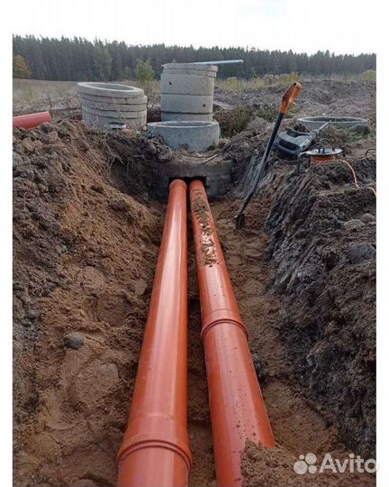 Канализация. Прокладка. Подключение к сетям