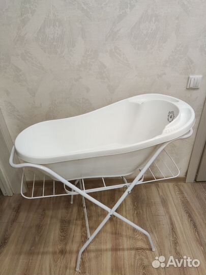 Ванна детская с подставкой и с горкой