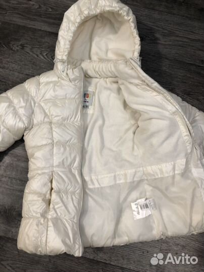 Пуховик жемчужный