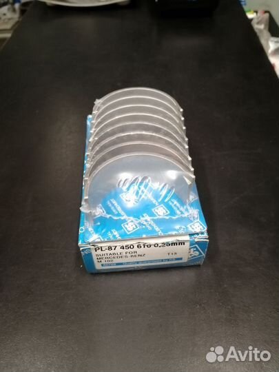 Вкладыши шатунные MB M102 STD и +0,25