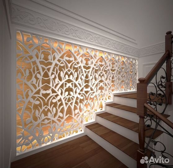 Резные перегородки из мдф для зонирования