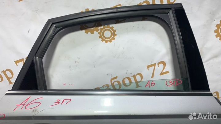 Стекло двери заднее правое Audi A6 4G2 2013