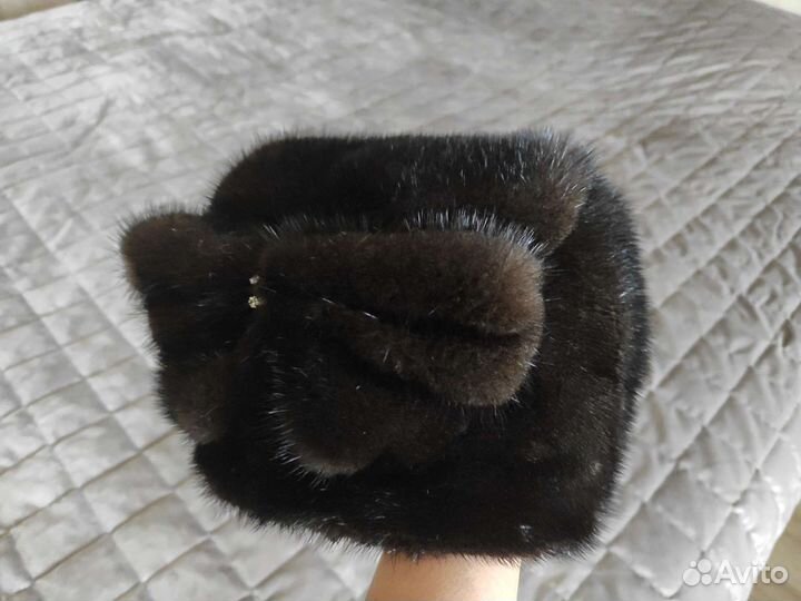 Шапка женская из норки