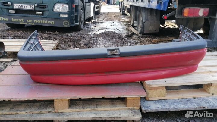 Бампер задний седан Опель Вектра А в сб.с усилител