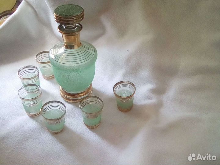 Графин СССР ирюмки 6шт