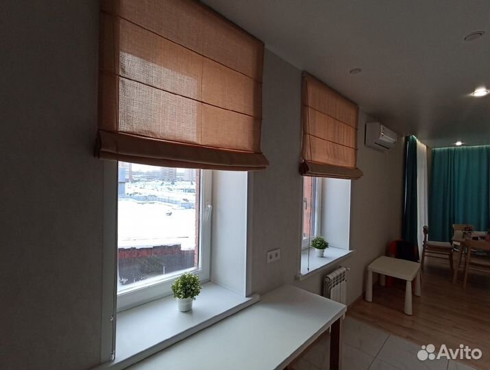 Римские шторы двойные