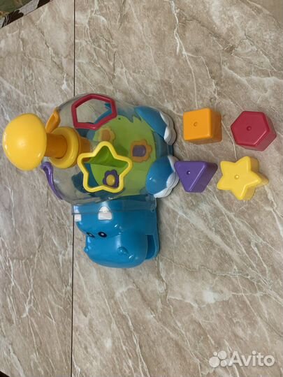 Игрушка бегемот сортер