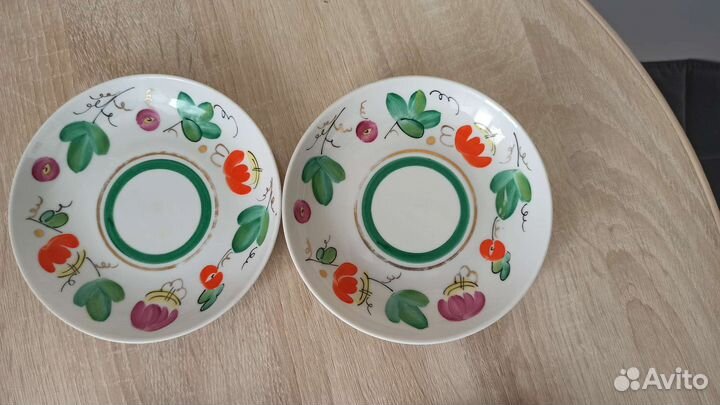 Фарфоровые тарелки СССР вербилки