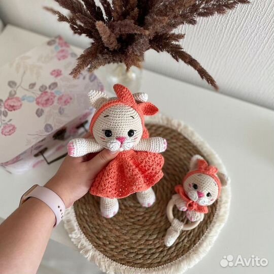 Набор вязанных игрушек 