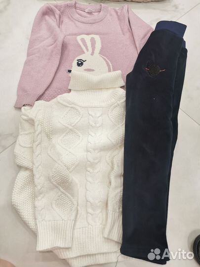 Вещи пакетом на девочку 110